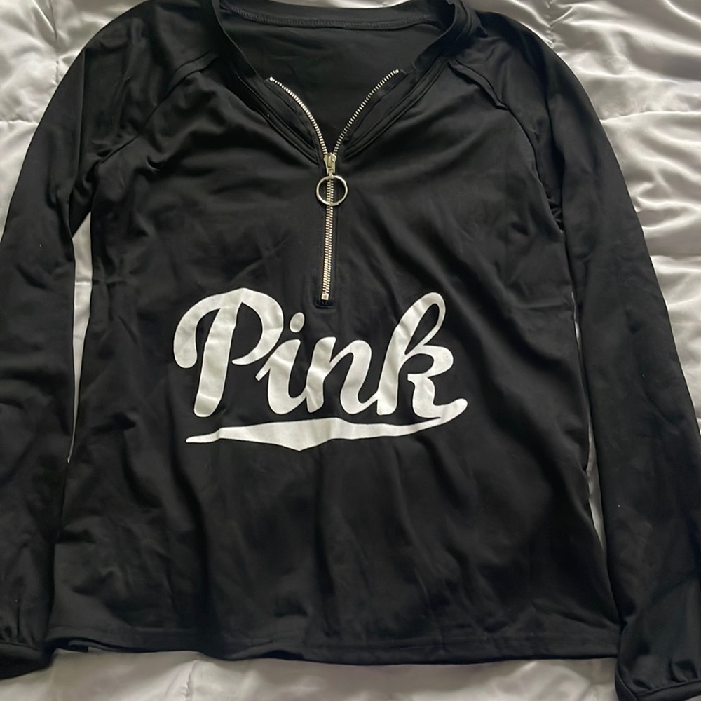 Both size medium. Black and white.